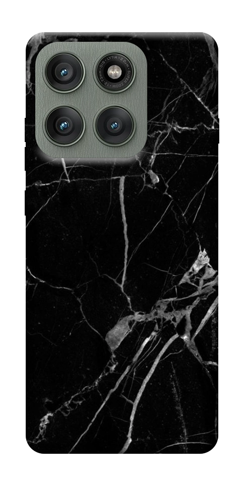 Чехол Черный мрамор для Motorola Edge 60 Pro