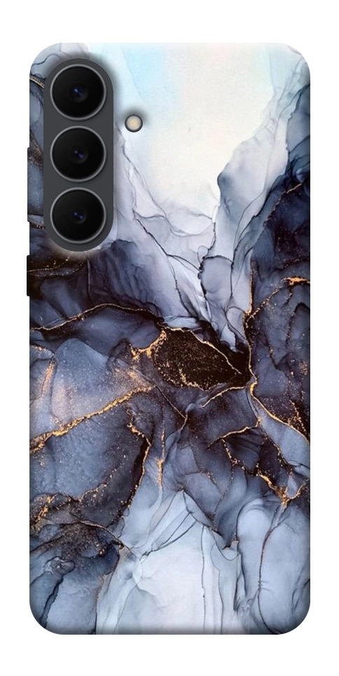 Чехол Черно-белый мрамор для Galaxy S25 FE