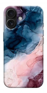 Чехол Розово-голубые разводы для iPhone 17