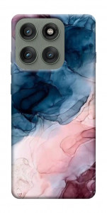 Чохол Рожево-блакитні розводи для Motorola Edge 60 Pro