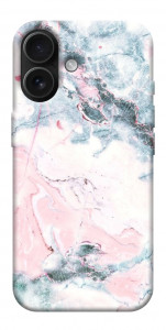 Чехол Розово-голубой мрамор для iPhone 17
