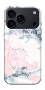 Чехол Розово-голубой мрамор для iPhone 17 Pro Max