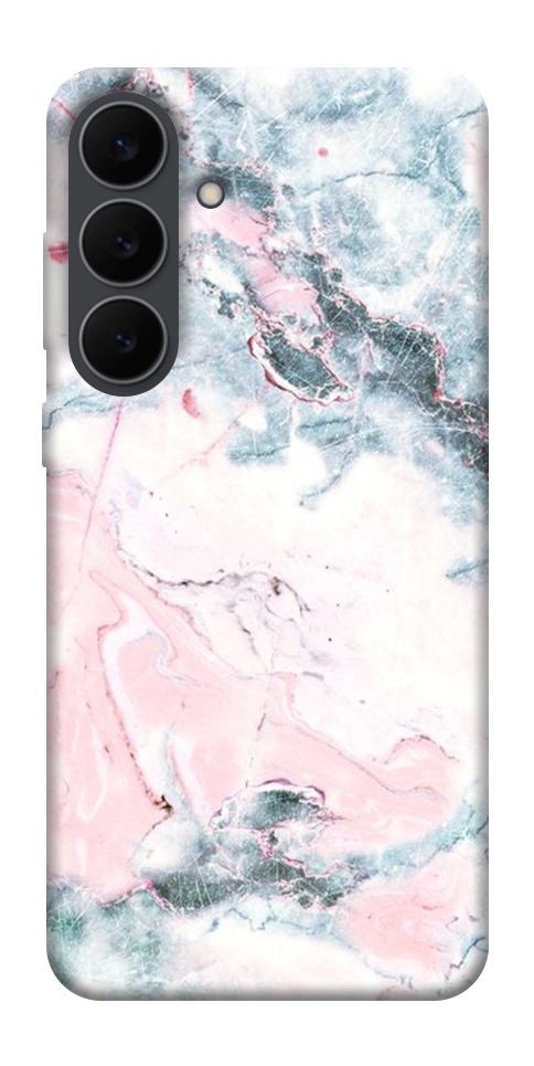 Чехол Розово-голубой мрамор для Galaxy S25 FE