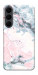 Чехол Розово-голубой мрамор для Galaxy S25 FE