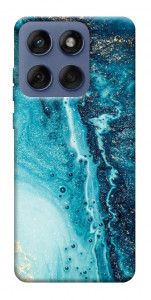 Чехол Голубая краска для Motorola Edge 60 Fusion