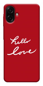 Чехол Hello love для Galaxy A07