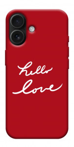 Чехол Hello love для iPhone 17