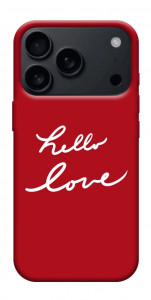 Чехол Hello love для iPhone 17 Pro Max