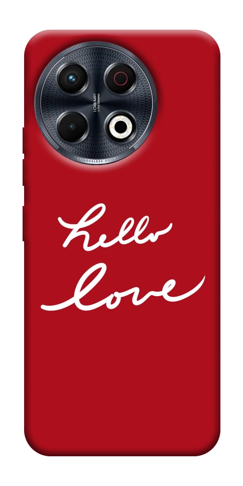 Чохол Hello love для TECNO Spark 30 Pro (KL7)
