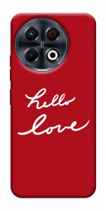 Чохол Hello love для TECNO Spark 30 Pro (KL7)