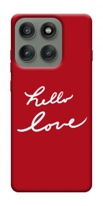 Чохол Hello love для Motorola Edge 60 Pro