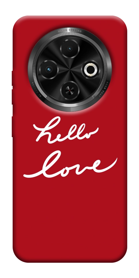 Чохол Hello love для TECNO Spark 30C (KL5n)