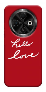 Чохол Hello love для TECNO Spark 30C (KL5n)