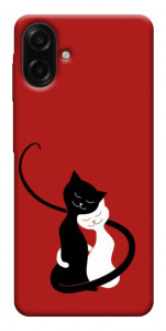 Чохол Закохані коти для Galaxy A07