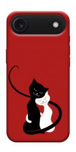 Чехол Влюбленные коты для iPhone 17 Air