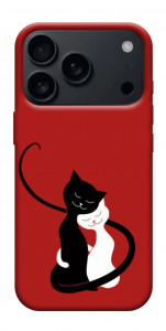 Чехол Влюбленные коты для iPhone 17 Pro Max