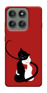 Чохол Закохані коти для Motorola Edge 60 Pro