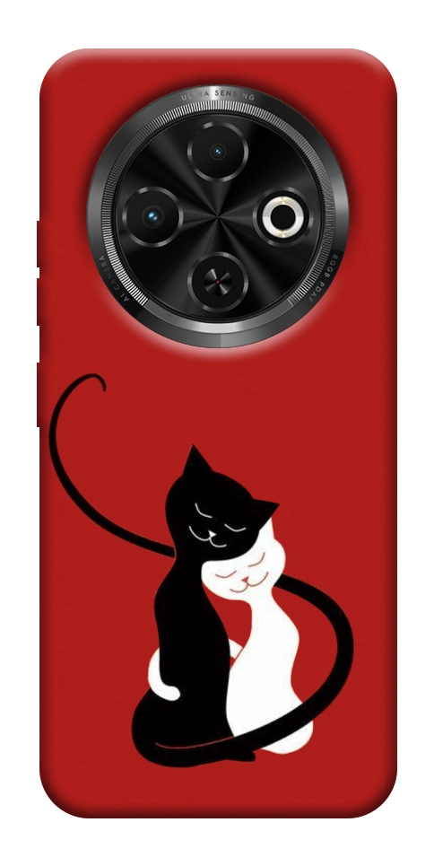 Чохол Закохані коти для TECNO Spark 30C (KL5n)