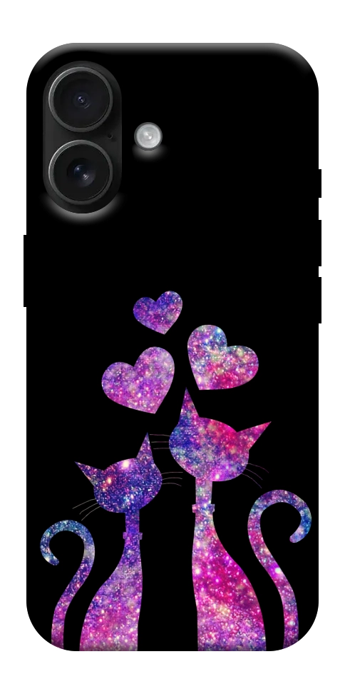 Чохол Космічні коти для iPhone 17