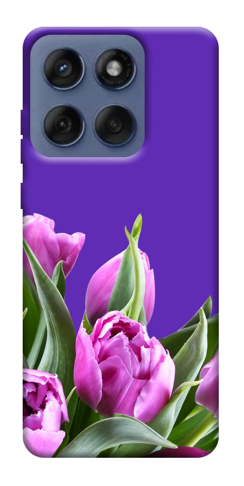 Чехол Тюльпаны для Motorola Edge 60 Fusion