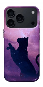Чехол Кот и бабочка для iPhone 17 Pro Max
