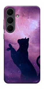 Чехол Кот и бабочка для Galaxy S25 FE
