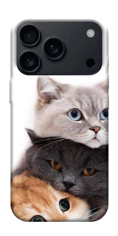 Чехол Три кота для iPhone 17 Pro Max