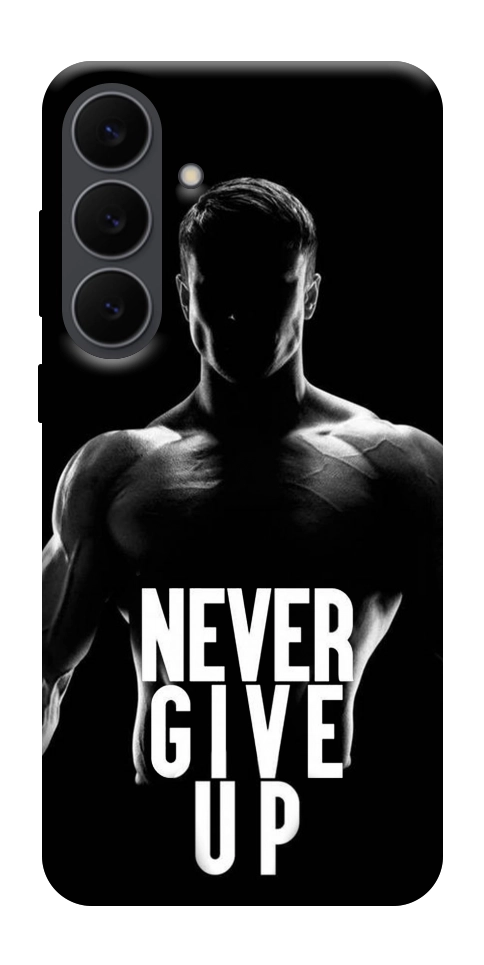 Чехол Never give up для Galaxy S25 FE
