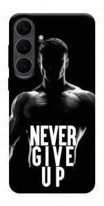 Чехол Never give up для Galaxy S25 FE