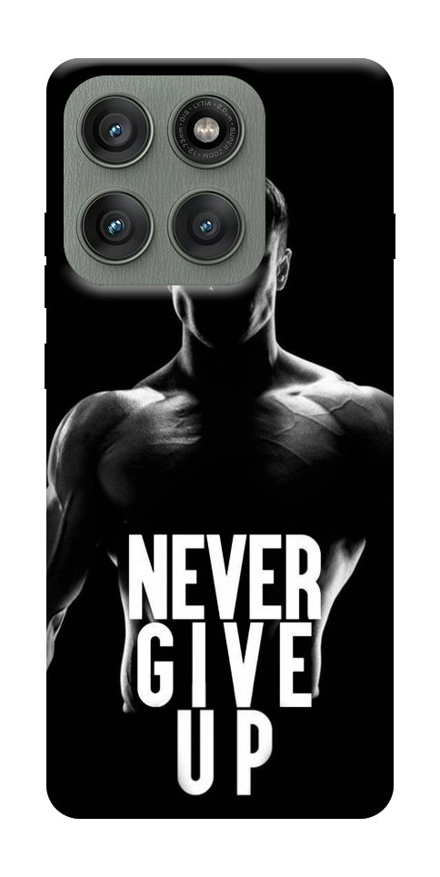 Чохол Never give up для Motorola Edge 60 Pro