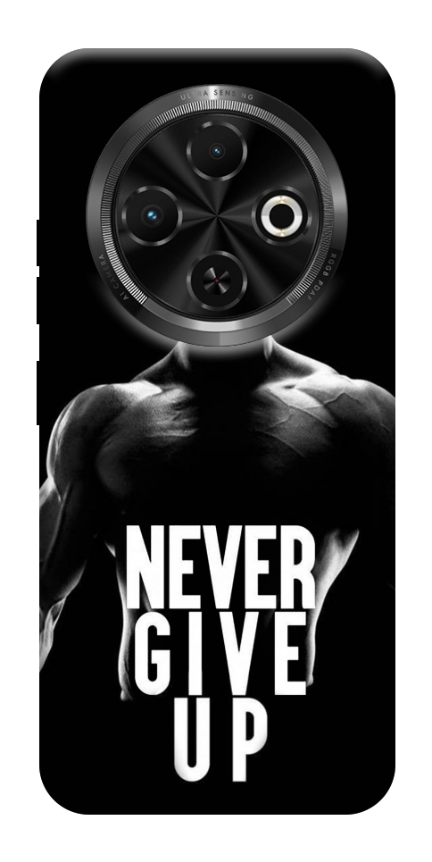 Чехол Never give up для TECNO Spark 30C (KL5n)
