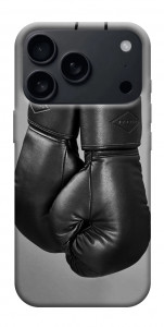 Чехол Черные боксерские перчатки для iPhone 17 Pro Max