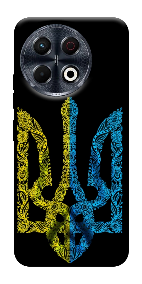 Чохол Жовтоблакитний герб для TECNO Spark 30 Pro (KL7)