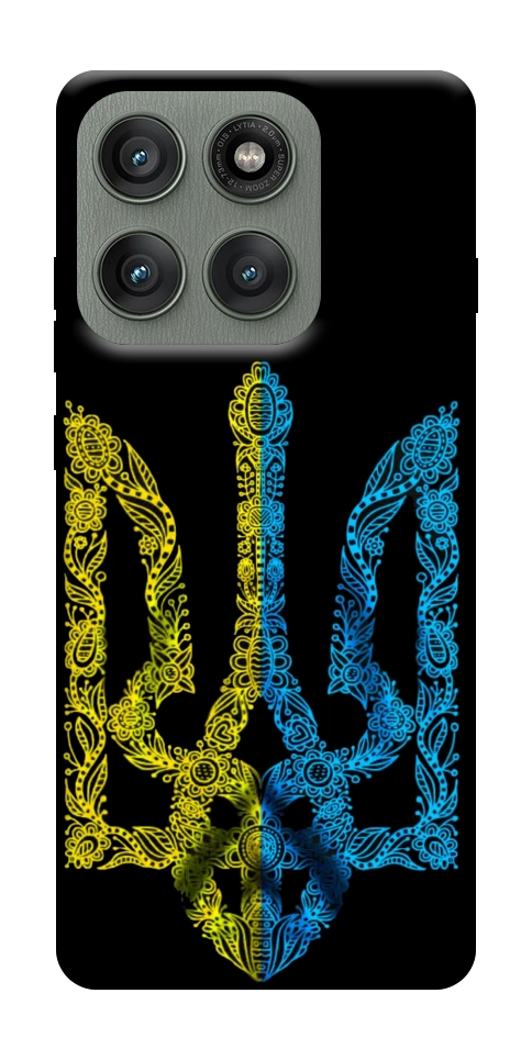 Чехол Жовтоблакитний герб для Motorola Edge 60 Pro