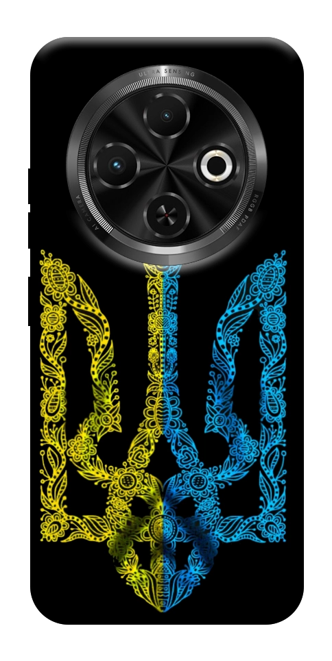 Чохол Жовтоблакитний герб для TECNO Spark 30C (KL5n)