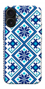 Чехол Синя вишиванка для iPhone 17