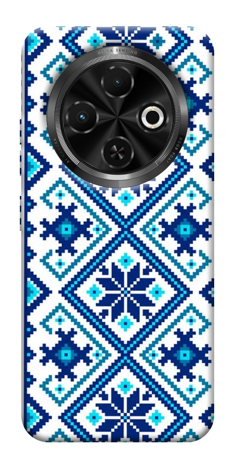 Чохол Синя вишиванка для TECNO Spark 30C (KL5n)