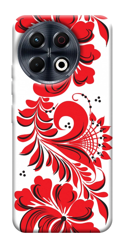 Чохол Червона вишиванка для TECNO Spark 30 Pro (KL7)