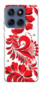 Чохол Червона вишиванка для Motorola Edge 60 Fusion