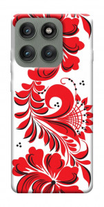 Чохол Червона вишиванка для Motorola Edge 60 Pro