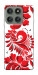 Чохол Червона вишиванка для Motorola Edge 60 Pro