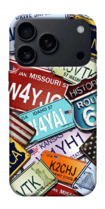 Чехол License plate для iPhone 17 Pro Max