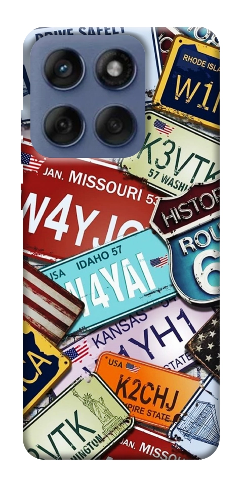 Чехол License plate для Motorola Edge 60 Fusion