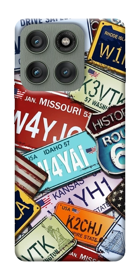 Чохол License plate для Motorola Edge 60 Pro