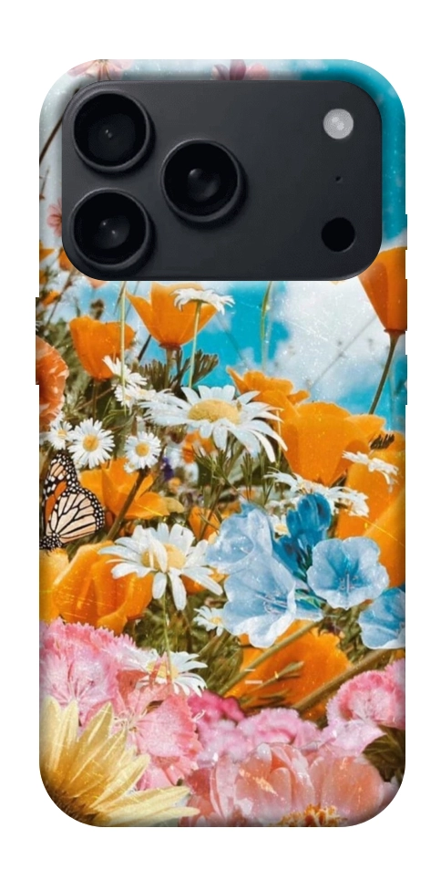 Чехол Летние цветы для iPhone 17 Pro Max