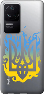 Чехол для Xiaomi Poco F4 Герб v1 (Жовтий)