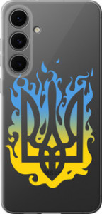 Чехол для Samsung Galaxy S24 FE Герб v1 (Желтый)