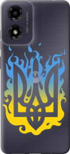 Чохол для Motorola Moto G04 Герб v1 (Жовтий)