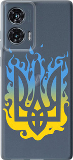 Чохол для Motorola Edge 50 Fusion Герб v1 (Жовтий)