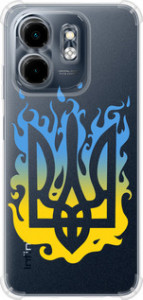 Чехол для Infinix Hot 50i Герб v1 (Жовтий)